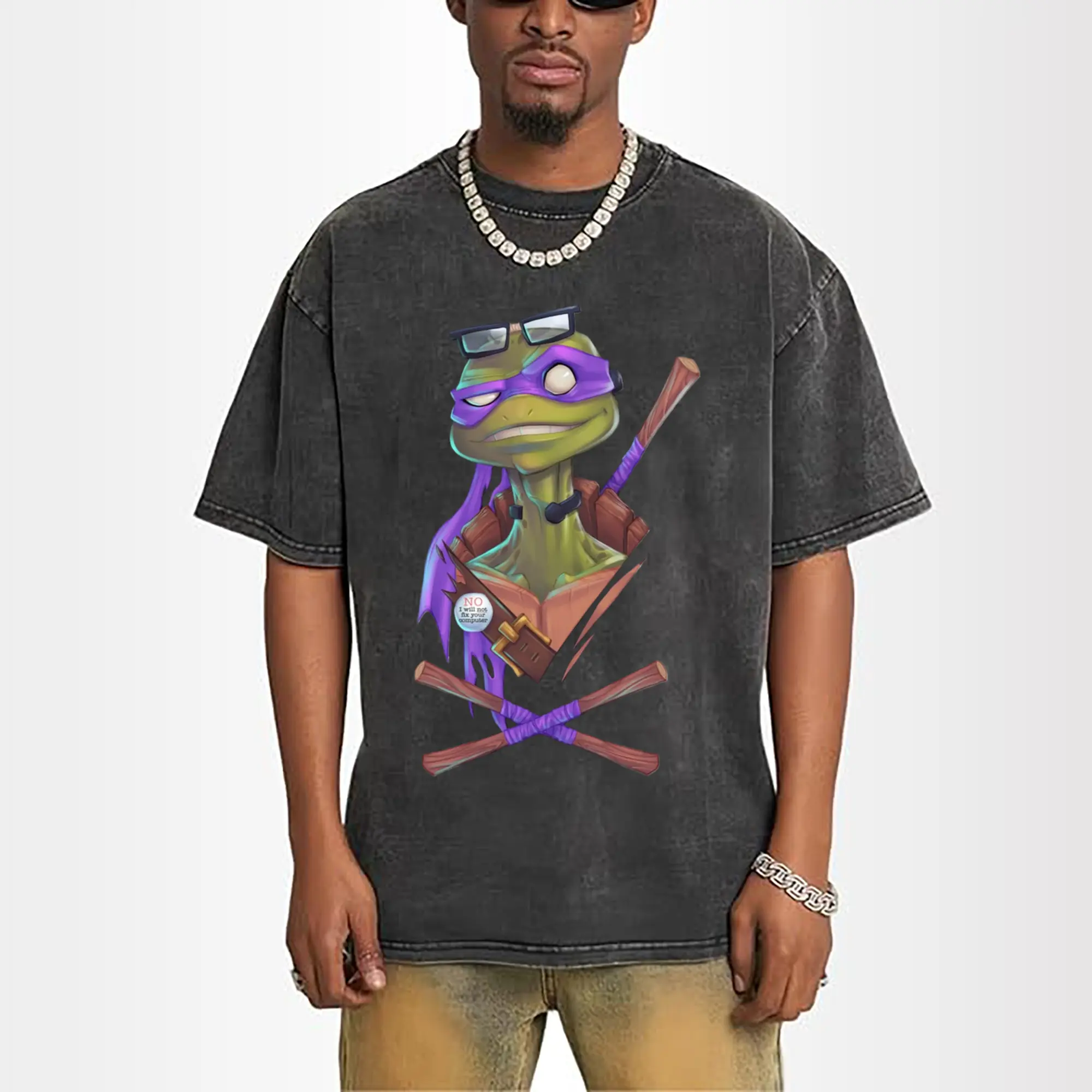 Teenage Mutant Ninja Turtles Donatello Face T-Shirt