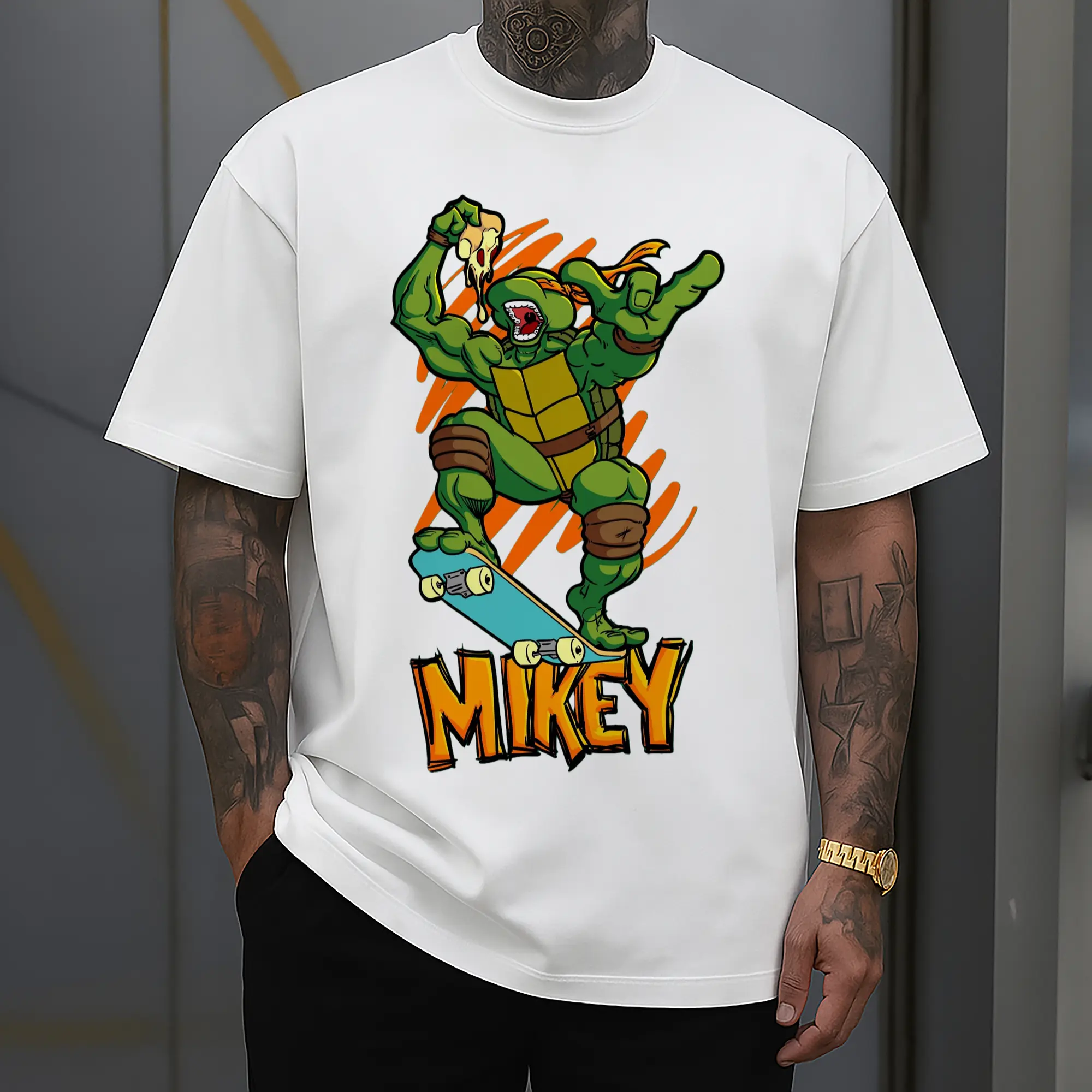 Teenage Mutant Ninja Turtles Michelangelo  tee