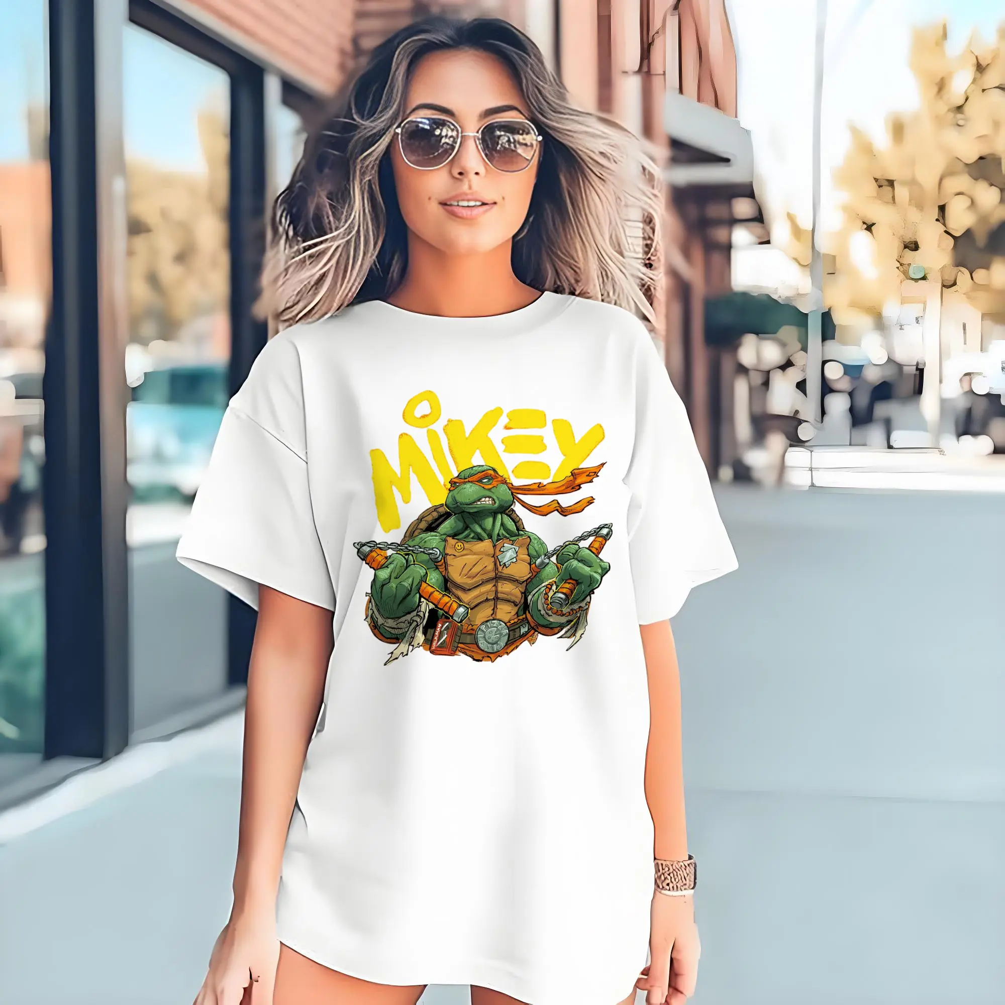 Teenage Mutant Ninja Turtles Michelangelo retro Shirt