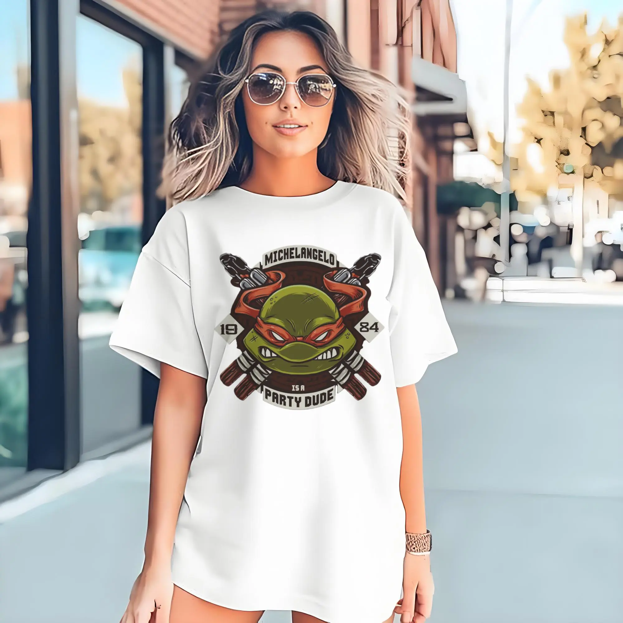 Teenage Mutant Ninja Turtles Raphael face T-Shirt