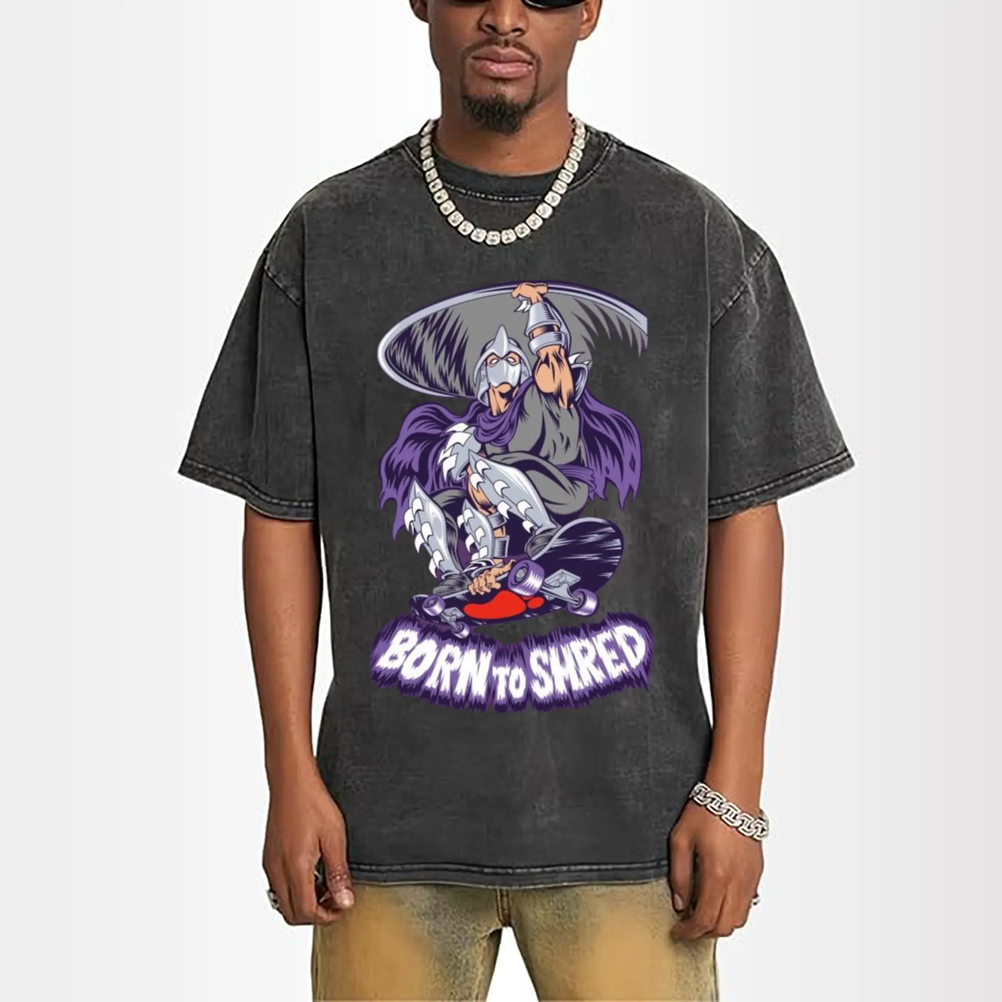 Teenage Mutant Ninja Turtles Shredder cartoon T-Shirt