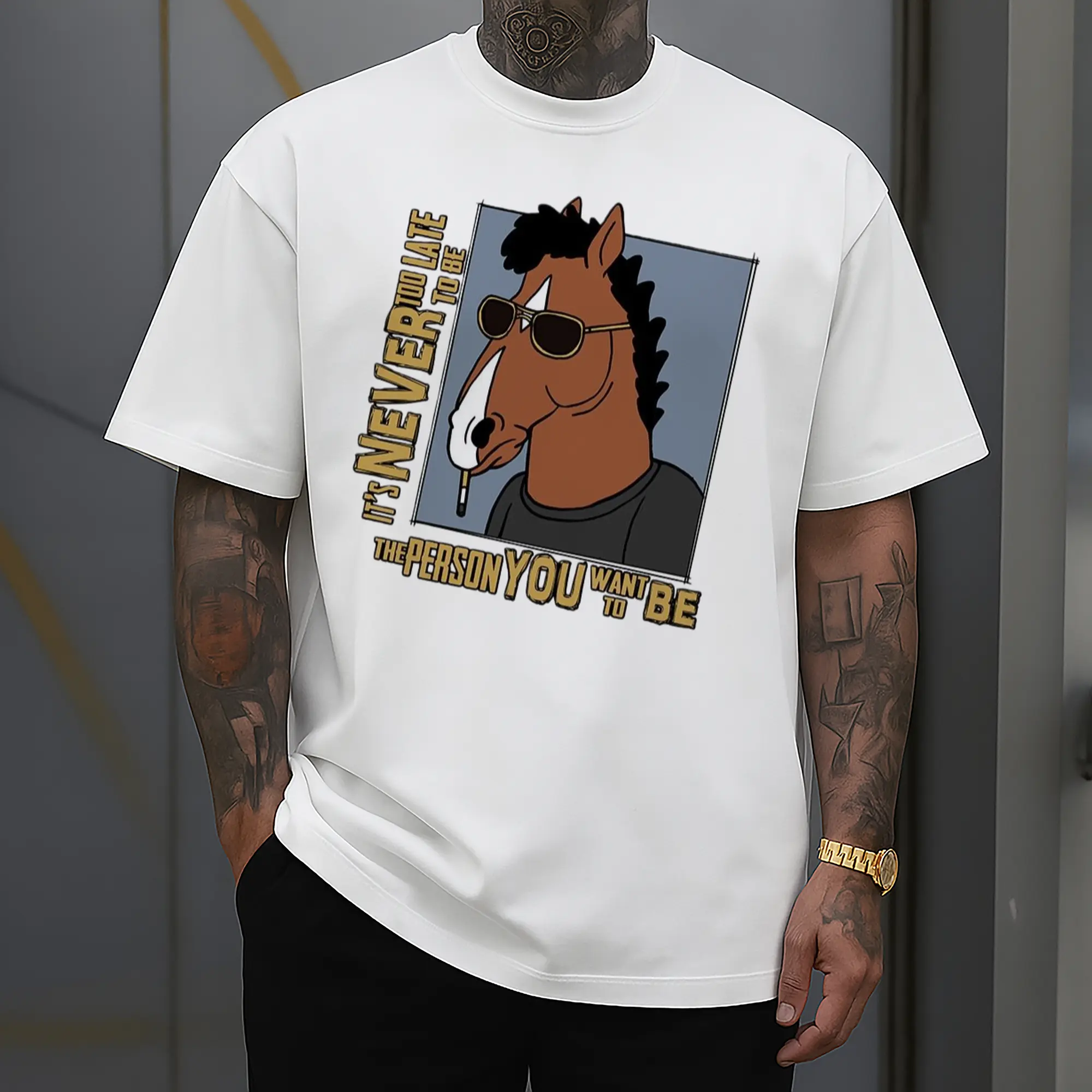 men’s bojack horseman shirt​