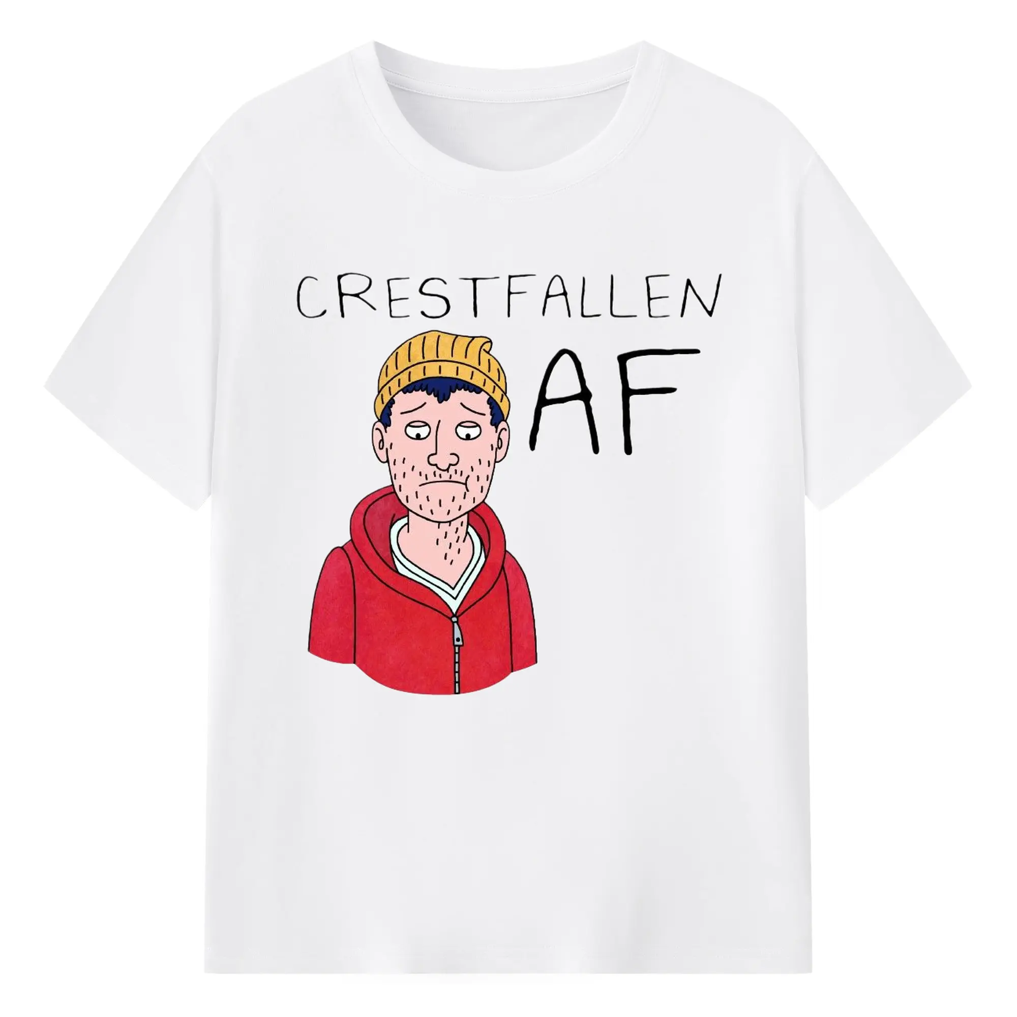 117804a88ccc0ebece13d1b3db5844a8_美图抠图20251001 - 180g Cotton T-Shirt With Front Heat Transfer Print – Soft, Lightweight, Fitted Design – Comfortable Casual Wear For Sports & Everyday Use