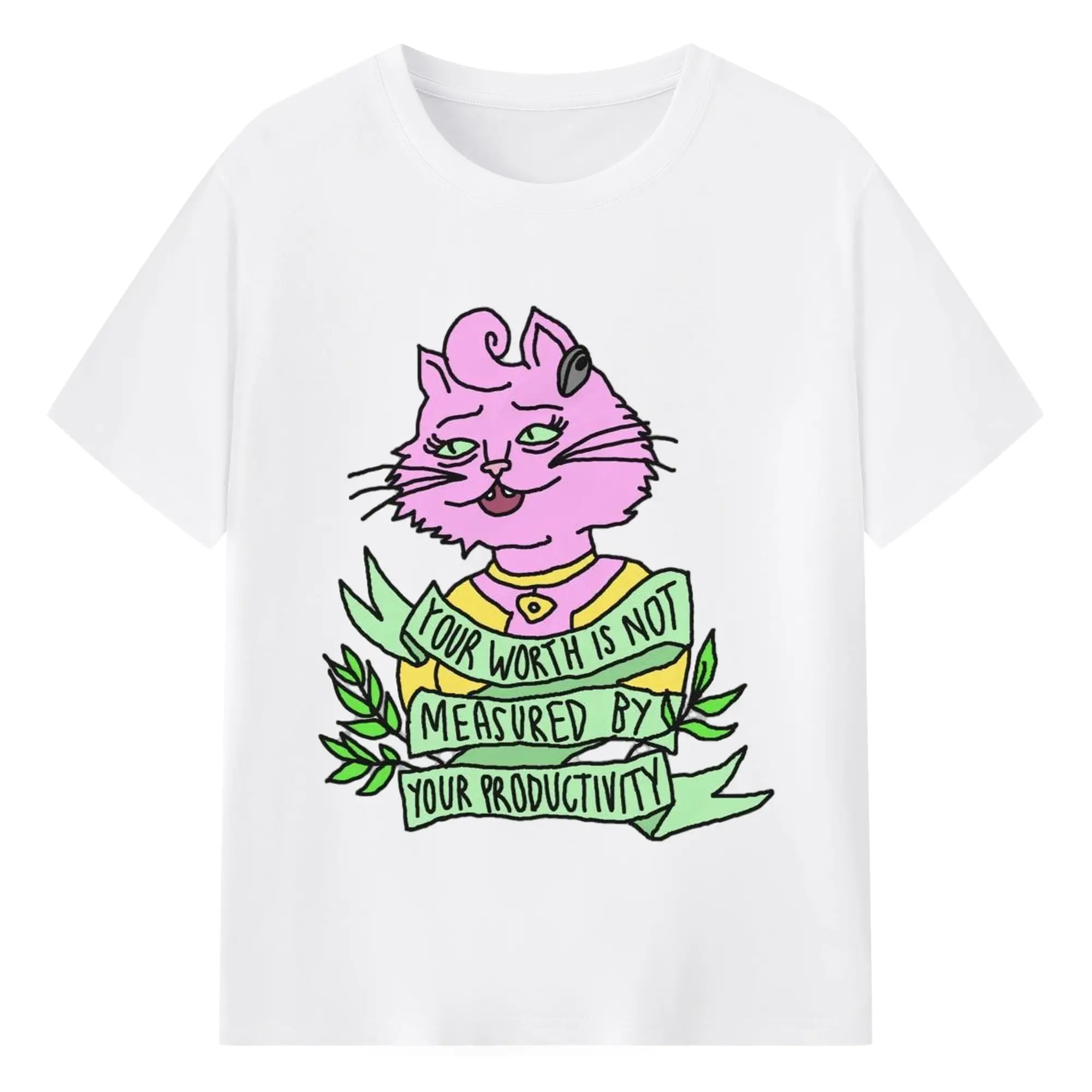 Princess Carolyn Bojack Horseman Classic T-Shirt - 180g Cotton T-Shirt With Front Heat Transfer Print – Soft, Lightweight, Fitted Design – Comfortable Casual Wear For Sports & Everyday Use