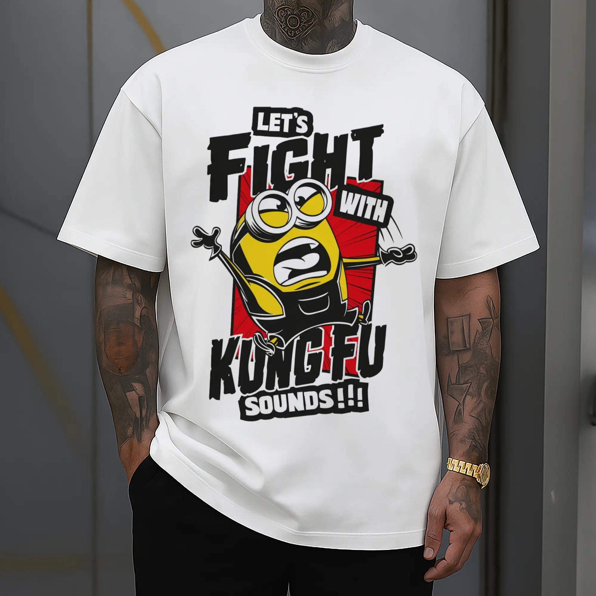 minion graphic t shirt​